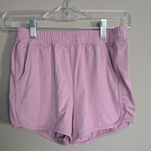 Kids Light Pink Athletic Shorts